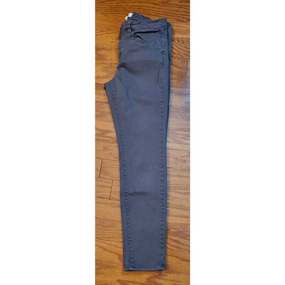 H&M Label of Graded Goods Skinny Jeans Women Size 10 Gray Denim Mid-Rise - Picture 5 of 14